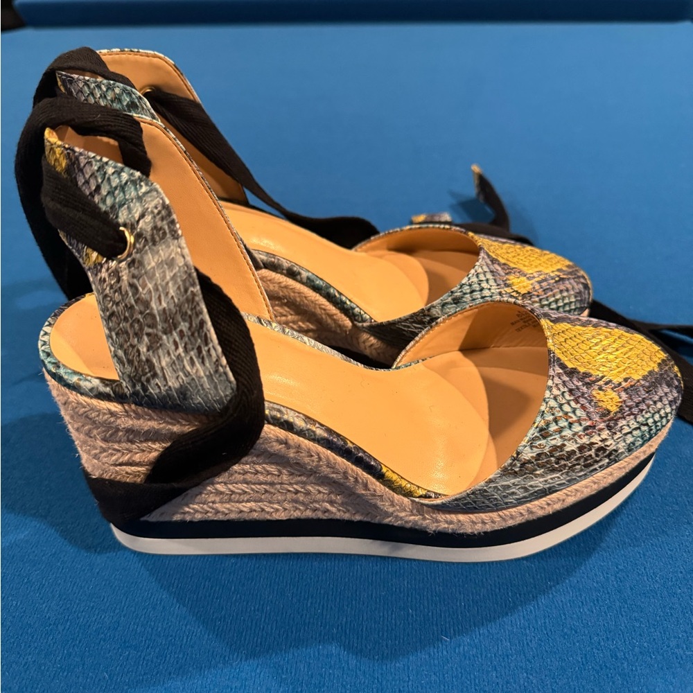 Jennifer Lopez wedge sandals NEW